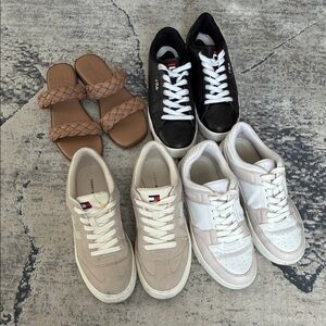 Lot of shoes Fila Sneakers,Tommy Hilfiger White Sneakers, sandals Calvin Klein